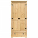  Garderobe Corona 76x50x170 cm heltre furu