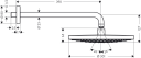 Hansgrohe Raindance Select 300 2jet 300 mm, Krom