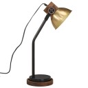  Skrivebordslampe 25 W antikk messing 17x17x60 cm E27