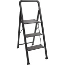 Spirella stige 3 trinn aluminium stålramme matt svart