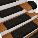  Trappematter 30 stk 65x21x4 cm svart 8721288459459