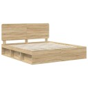 Sengestamme med hodegjerde Sonoma 200 x 200 cm Massiv furu