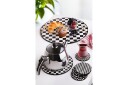 Trebrett & Glassunderlegg 8-pk - Svart/Hvit
