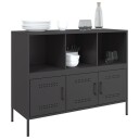  Skjenk svart 100,5x39x79 cm stål 8721102390524