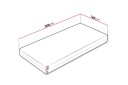 Hartsville Madrass 160x200 cm - Hvit