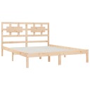 vidaXL Sengeramme heltre furu 150x200 cm 5FT King Size