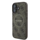 Guess 4G MagSafe Mobildeksel til iPhone 16 Plus - Brun
