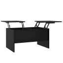  Salongbord svart 80x50x42,5 cm konstruert tre
