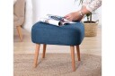 Demopolis Sittepuff 50 cm   Blå