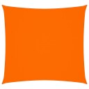 vidaXL Solseil oxfordstoff firkantet 7x7 m oransje