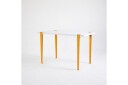 Eridanos Skrivebord 60x120 cm Hvit/Gul   Hanah Home
