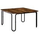vidaXL Kaffebord Røkt Eik 100 x 100 x 45 cm Konstruert tre