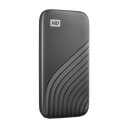 WD My Passport 4TB Ekstern SSD med USB 3.2 Gen 2 og Kryptering - Grå