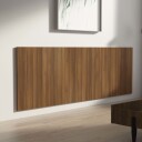 vidaXL Veggmontert sengegavl brun eik 240x1,5x80 cm konstruert tre