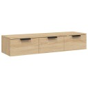 vidaXL Veggskap sonoma eik 102x30x20 cm konstruert tre