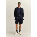 GANT Reg Lyocell Shorts Navy 32