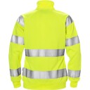 Fristads Sweatshirtjakke 7427 SHV Varselgul Klasse 3 S Arbeidsjakke