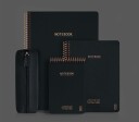 Notatbok m/spiral Kozo Premium A4 Black