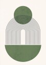 Geometric Harmony Art Plakat Plakat / 70x100cm