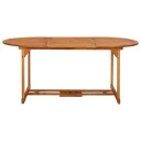 vidaXL Utendørs spisebord 180x90x75 cm heltre akasie