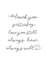 Love Note Plakat Plakat / 70x100cm