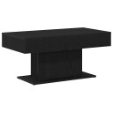  Kaffebord Svart Eik 96x50x45 cm Laget av Tre