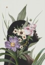 Purple flower Poster Plakat / 100x150cm