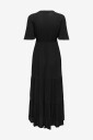 Only   Maxikjole onlMya Chiara S/S Long V Wvn   Svart