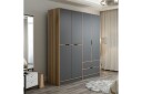 Munna Garderobe 180 cm - Grå
