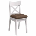  Seteputer 4 pcs Brun 40 x 40 x 12 cm stoff