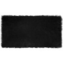  Faux Skinnmatte Tafalla Svart 80 x 150 cm Polyester