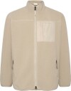 Knowledge Cotton Apparel Loose Fit Zip Fleece   LIGHT FEATHER GRAY   XXL