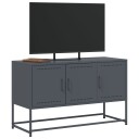  TV-benk antrasitt 100,5x39x60,5 cm stål 846478
