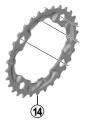 Shimano SLX Drev 30TØ96mm