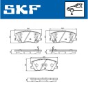SKF VKBP 81362 A Bremseklosser