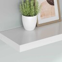 vidaXL Flytende vegghyller 4 stk hvit 80x23,5x3,8 cm MDF