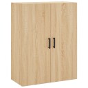  Veggskap sonoma eik 69,5x34x90 cm