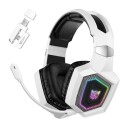 Onikuma GT806 gaming hodetelefoner Hvit