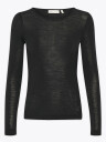InWear Fang Wool T-Shirt Long Sleeve Sort S