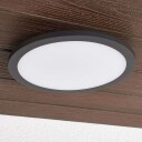 Lucande Malena utendørs LED-taklampe med sensor