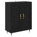  Serviesskap Svart Eik 69,5 x 34 x 90 cm Konstruert tre