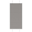  plisségardin antrasitt 55x150 cm Stoff Bredde 54,4 Polyester