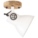 vidaXL Industrielle vegg-/taklamper 2 stk hvit 20x25 cm E27