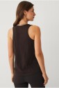 Ellos STUDIO   Treningstopp Tank Top Loose Soft   Brun