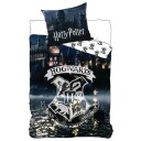 Licens Harry Potter Sengetøy 140x200 cm 100% bomull med Hogwarts