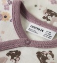 Name It Body I/e   Ull   NbfWillit   Snow White/BAMBI + BLOMSTER   Name It   74   Kortermet body Beige Hvit Lilla