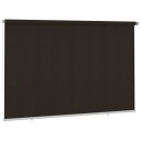 vidaXL Utendørs rullegardin 355 (B) x 230 (H) cm brun HDPE