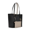 Lauren Ralph Lauren Faux-Leather Large Reversible Tote Bag - Black - ONE SIZE