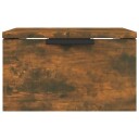 vidaXL Veggmonterte nattbord 2 stk røkt eik 34x30x20 cm