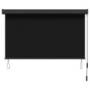 vidaXL Rullegardin Svart 160 x 250 cm Stoff og Aluminium